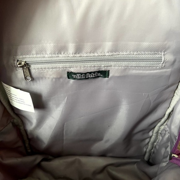 Wild Fable Purple Flower Backpack Purse - Picture 5 of 6